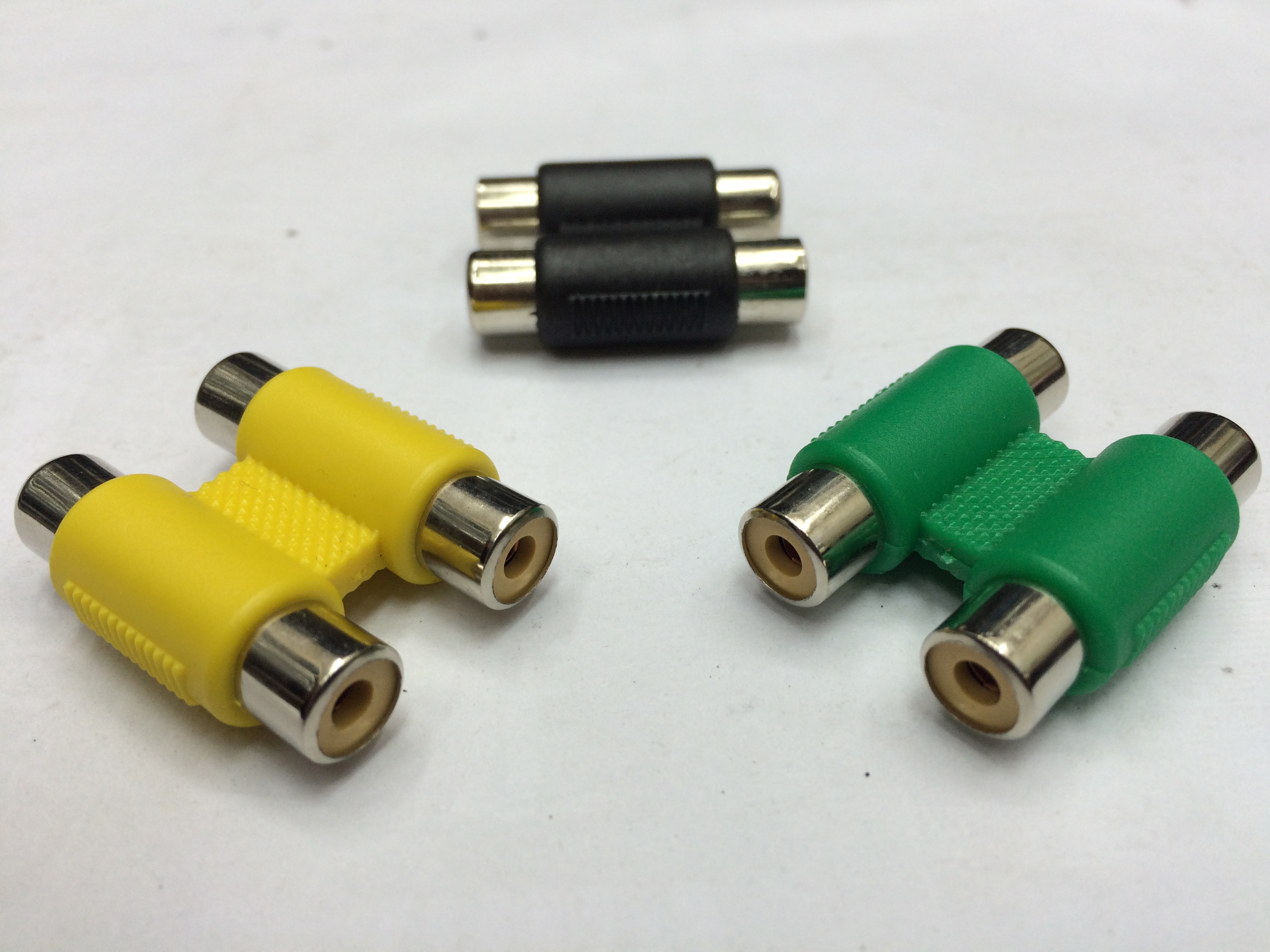 หัวต่อยาว RCA (AV) เข้า2ออก2 (F>F)
