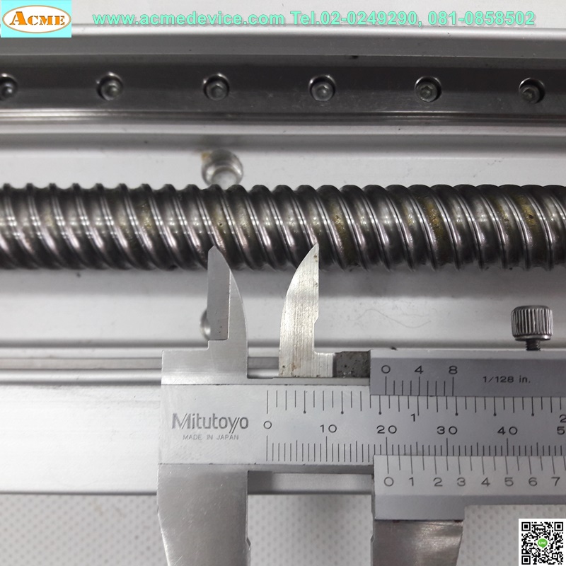 Linear Actuator UIA110R12DC, ขนาด 100 mm.x 760 mm., Stroke 600, เพลาโต 19, Pit 20