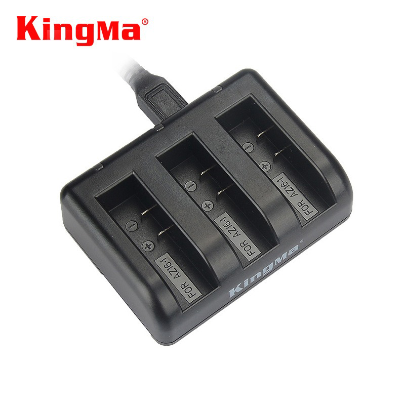 แบตเตอรี่/แท่นชาร์จ Kingma Xiaomi Yi Xiaoyi 2 YI 4k Action Camera(แยกขายแบตและที่ชาร์จ)