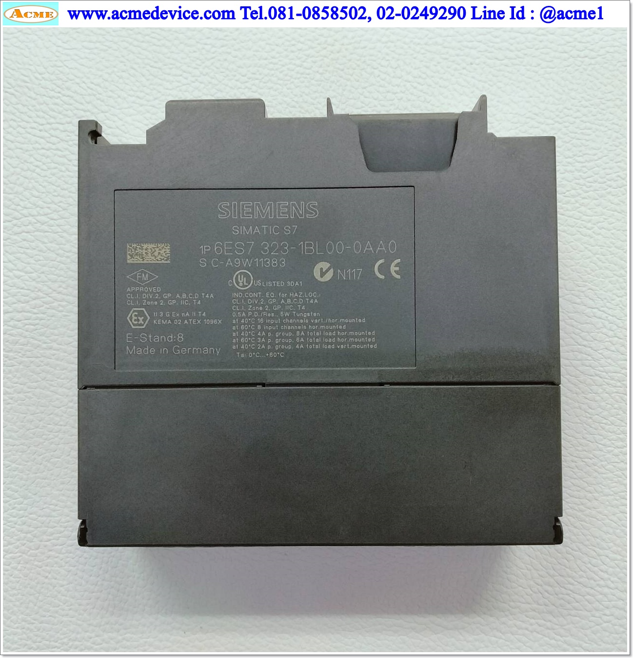 PLC Siemens Simatic รุ่น 6ES7323-1BL00-0AA0, Digital I/O