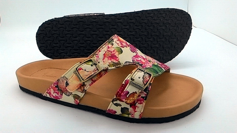 Cork sole sandal for lady