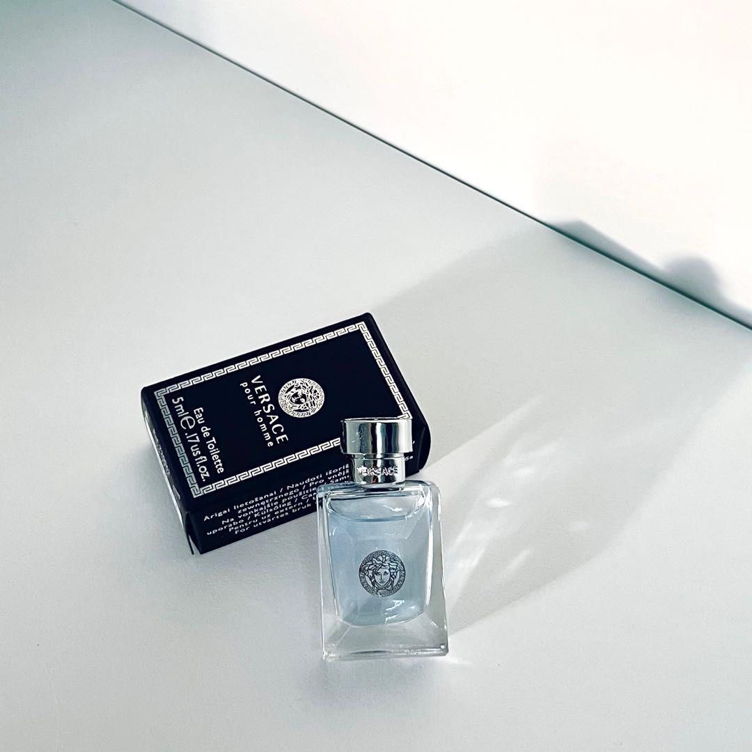 น้ำหอมเวอซาเช่มินิ VERSACE POUR HOMME EDT 5 ML mini ขนาดมินิ