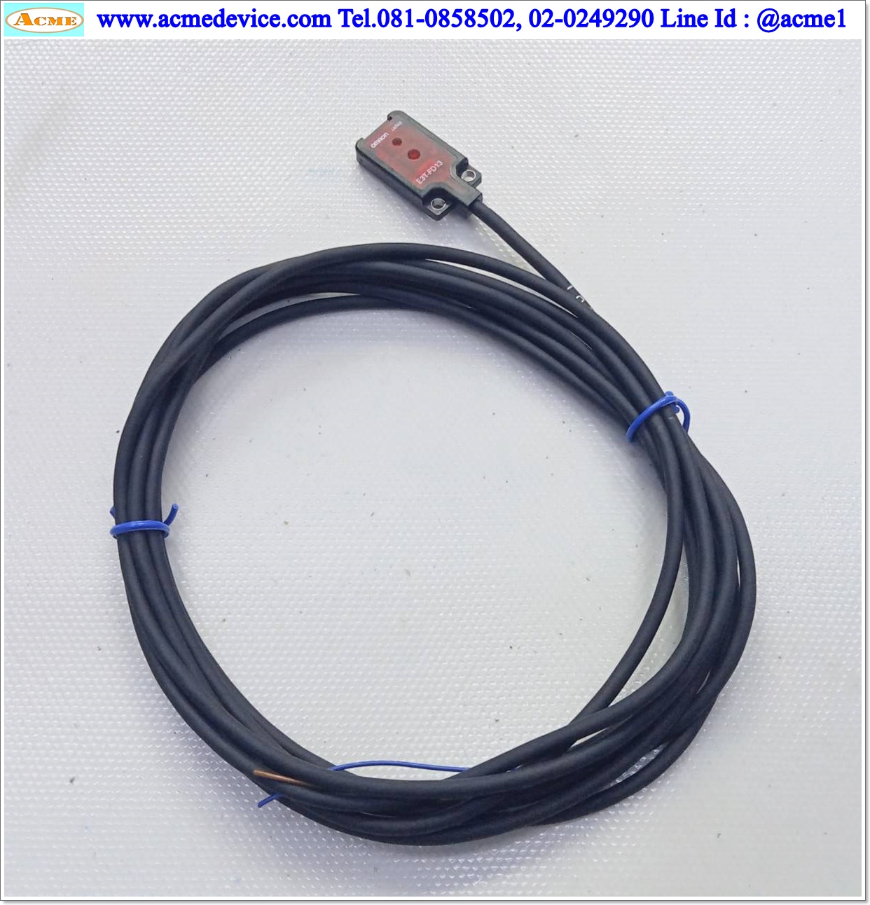 Photoelectric Omron รุ่น E3T-FD13, ระยะ 5-30mm, PNP, Light-ON, (รับส่งในตัว)