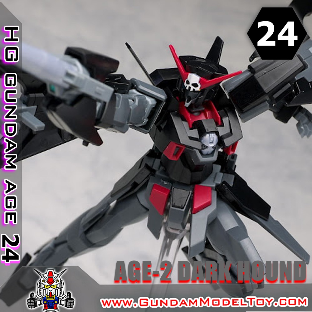 HGAGE 1/144 GUNDAM AGE-2 DARK HOUND กันดั้ม เอจ ทู ดาร์ค ฮาวนด์