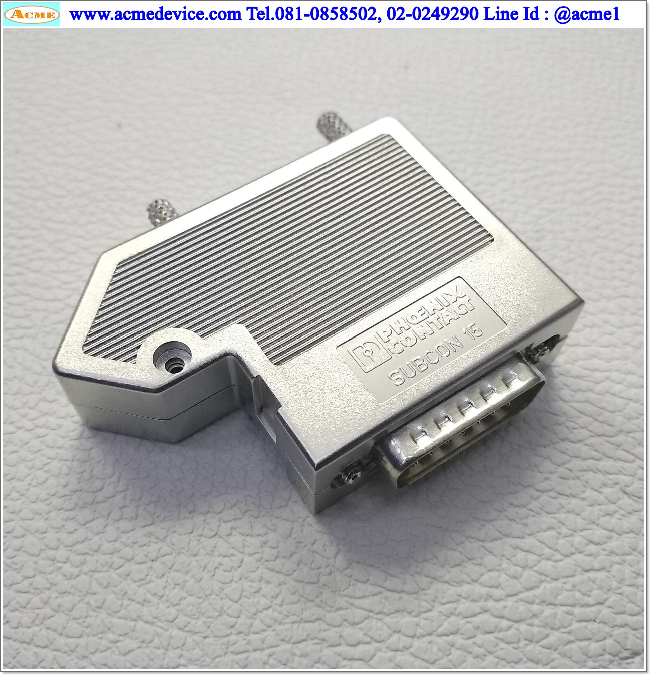 SUBCON 15/M-SH Phoenix Contact รุ่น 2761606, 15-pin, Sub-D Connector, Male Connector
