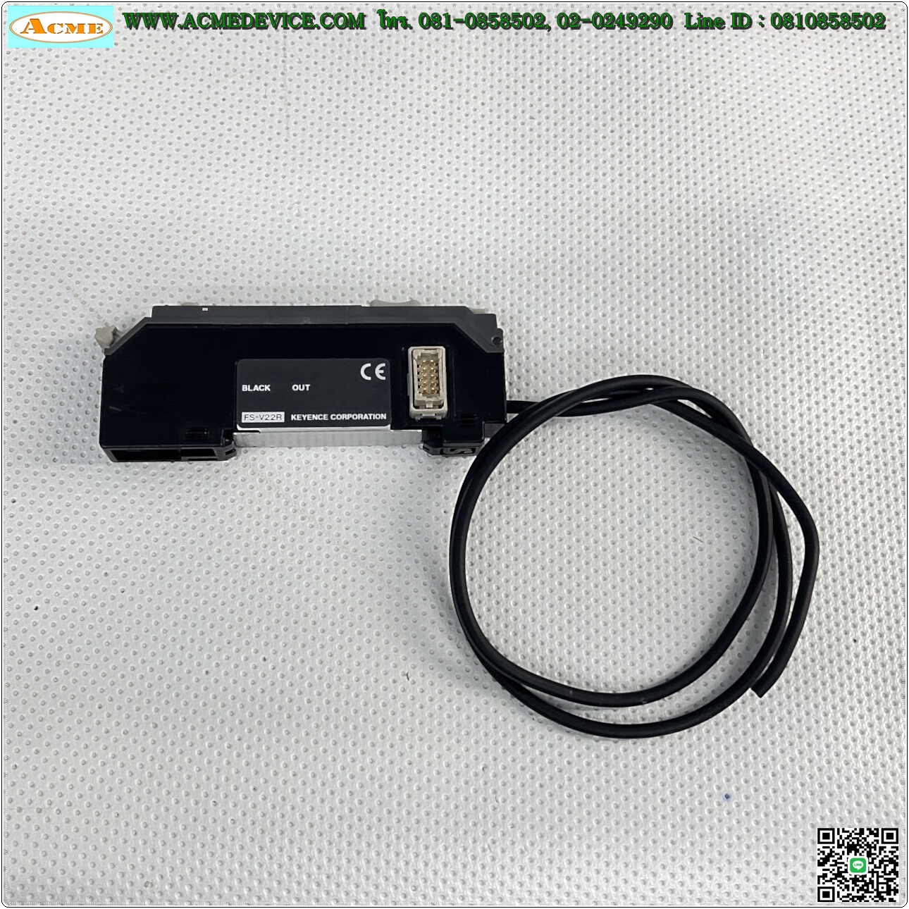Fiber Amp Keyence รุ่น FS-V22R (มือสอง ไม่รวม Fiber Optic), (ไม่มีฝา)