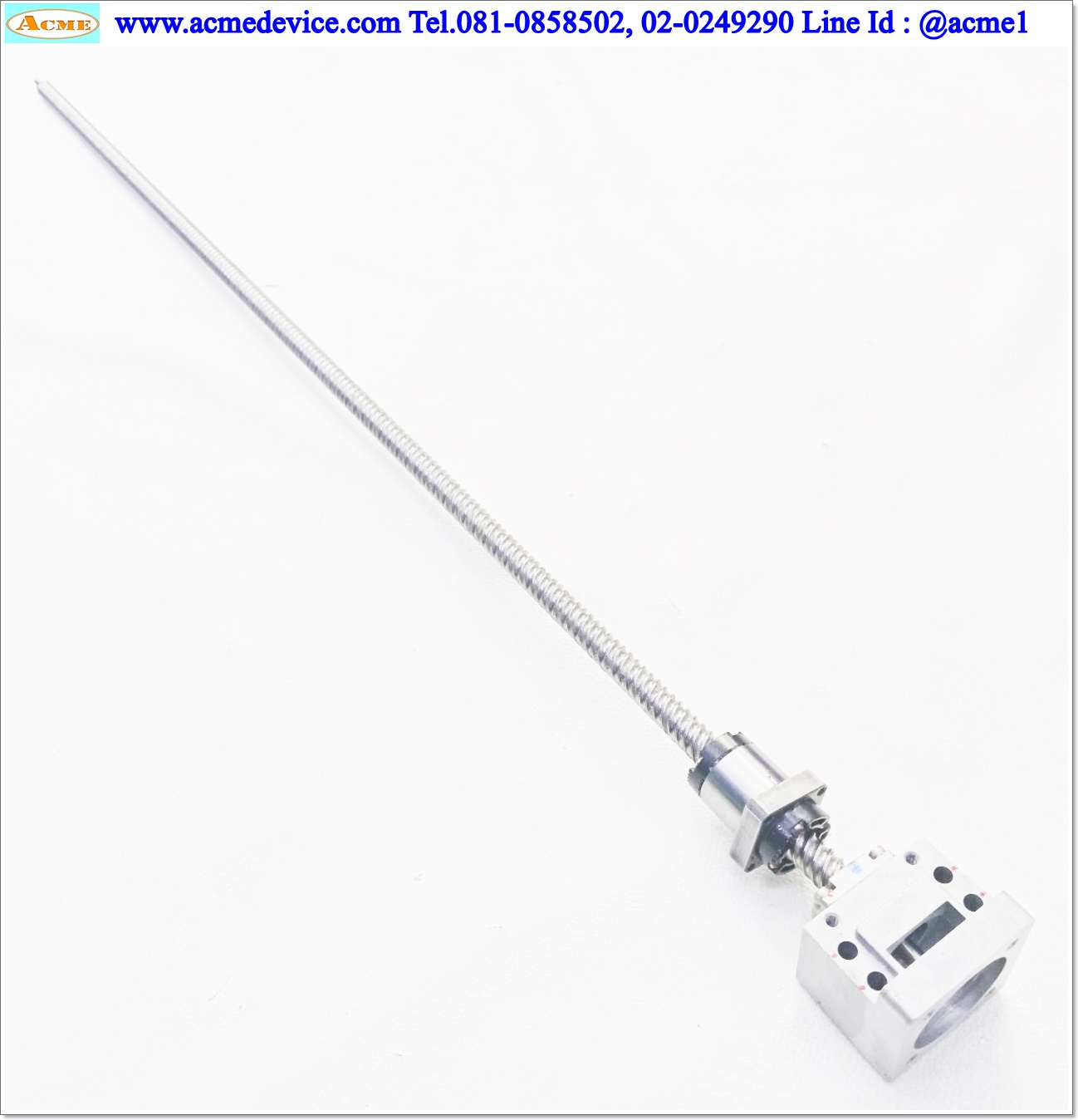 Ball Screw ??? รุ่น ???, ขนาดเพลา 12 mm. x 860 mm., Stroke 755 mm., Pit 16 mm.