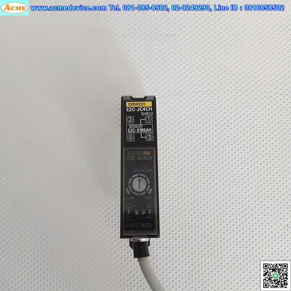 Proximity Amp Omron รุ่น E2C-JC4CH, 3wire, NPN, NO, NC