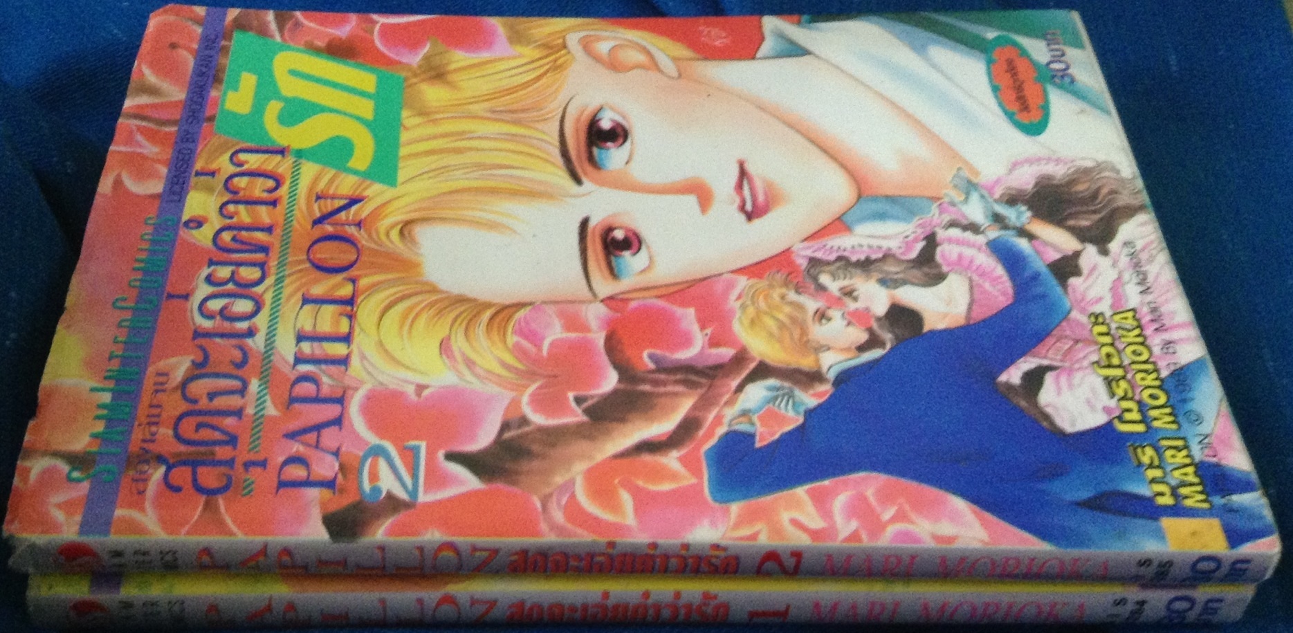 สุดจะเอ่ยคำว่ารัก papillon Mari morioka 2เล่มจบ ราคา 70