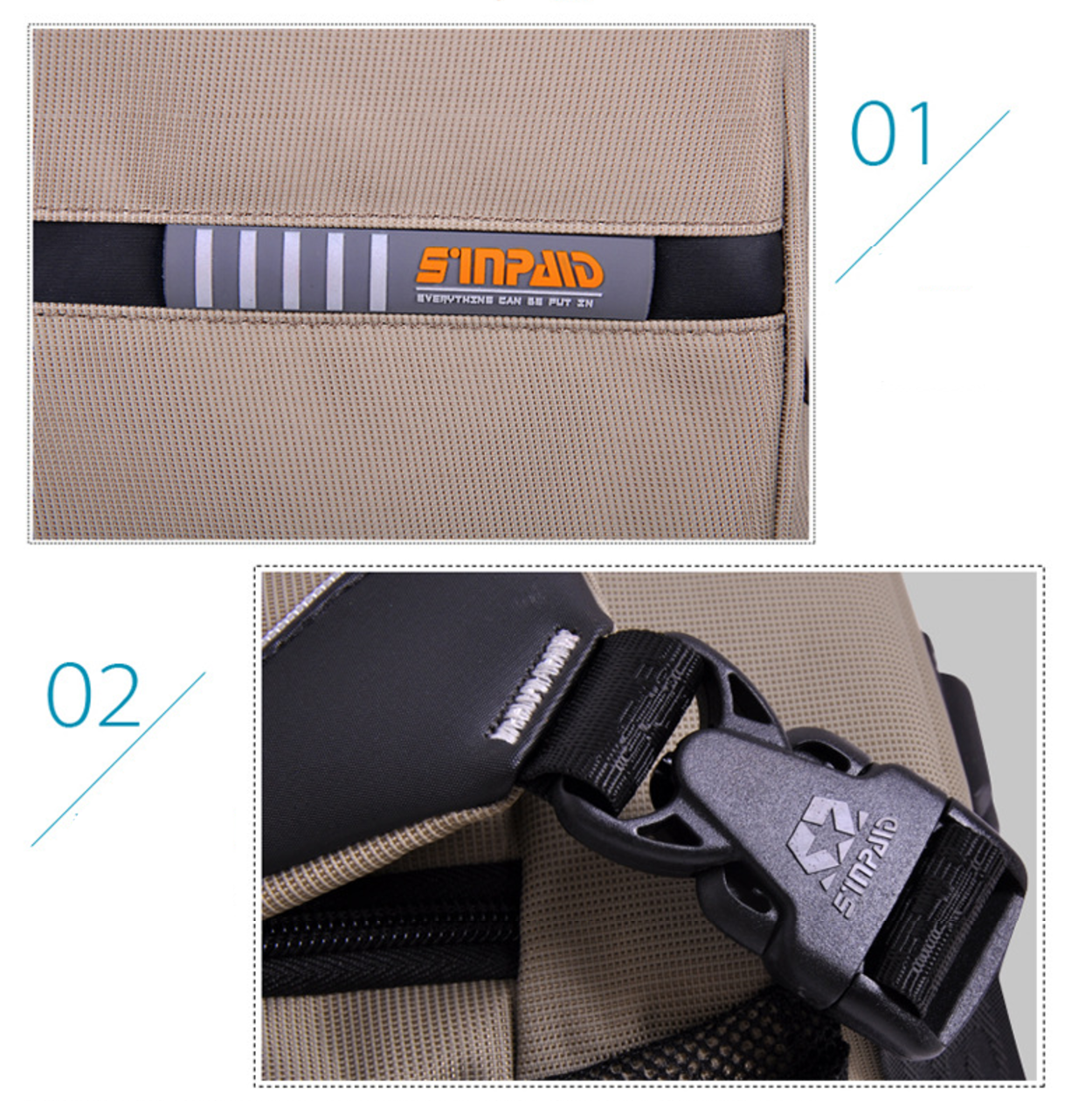 กระเป๋าสำหรับใส่กล้องและเลนส์ ยี่ห้อSINPAID รุ่น XWY-05