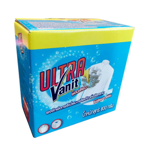 อัลตร้าแวนิช ผงซักฟอกเข้มข้นพิเศษ 800g