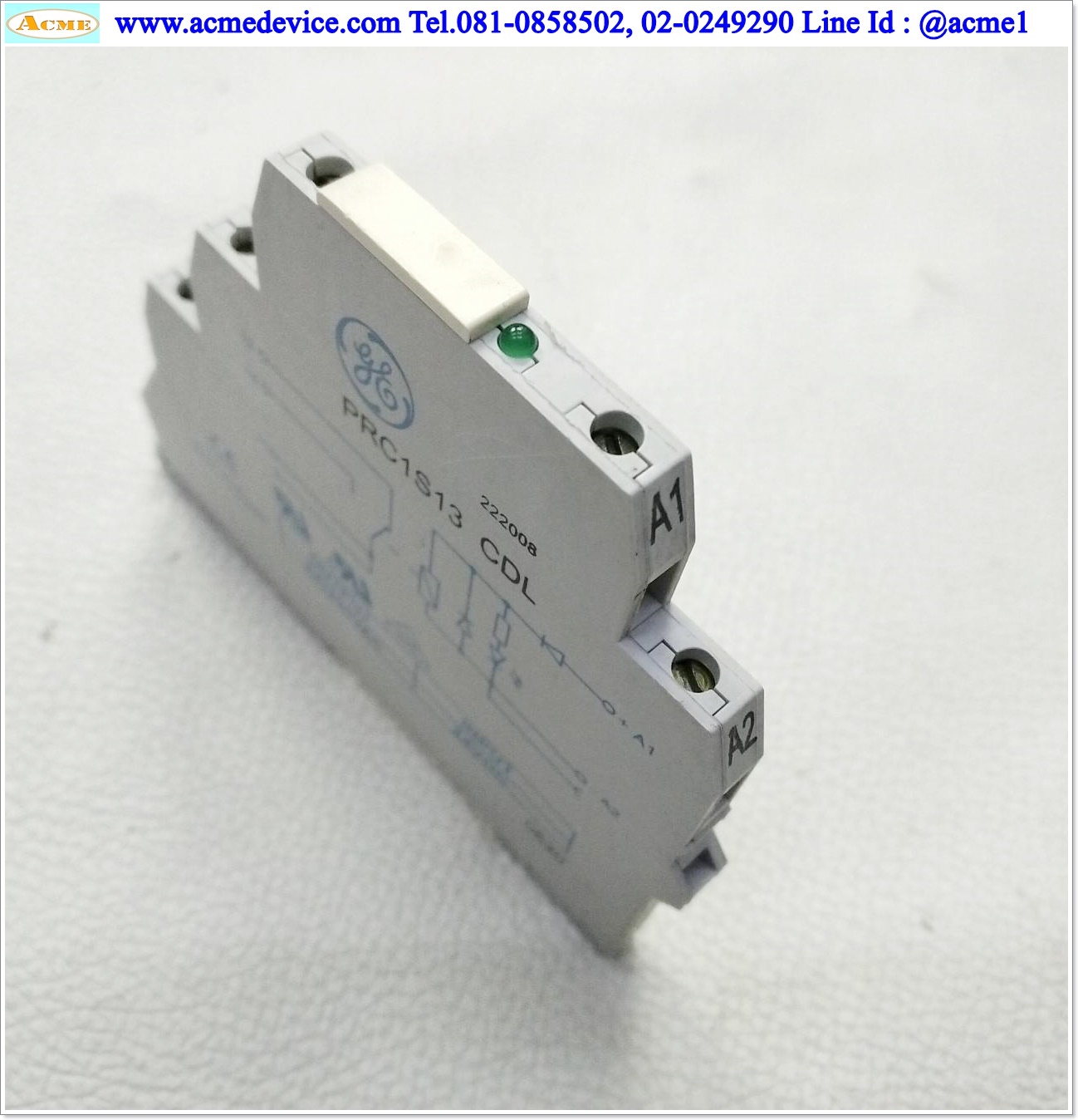 Relay GE รุ่น PRC1S13 CDL, Coil 24Vdc, 6A