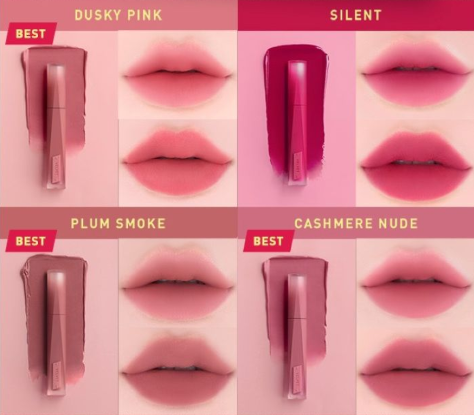 ลิป3CE Velvet Lip Plush 4g # Cashmere Nude