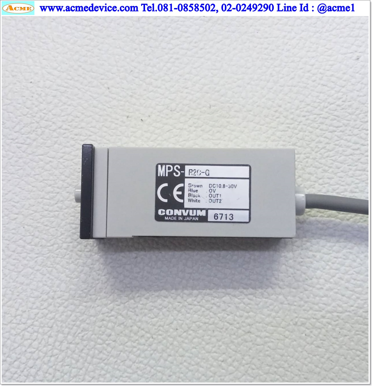 Vacuum/pressure Sensor รุ่น MPS-R2C-G-M, DC10.8-30V, -101 to 500 kPa