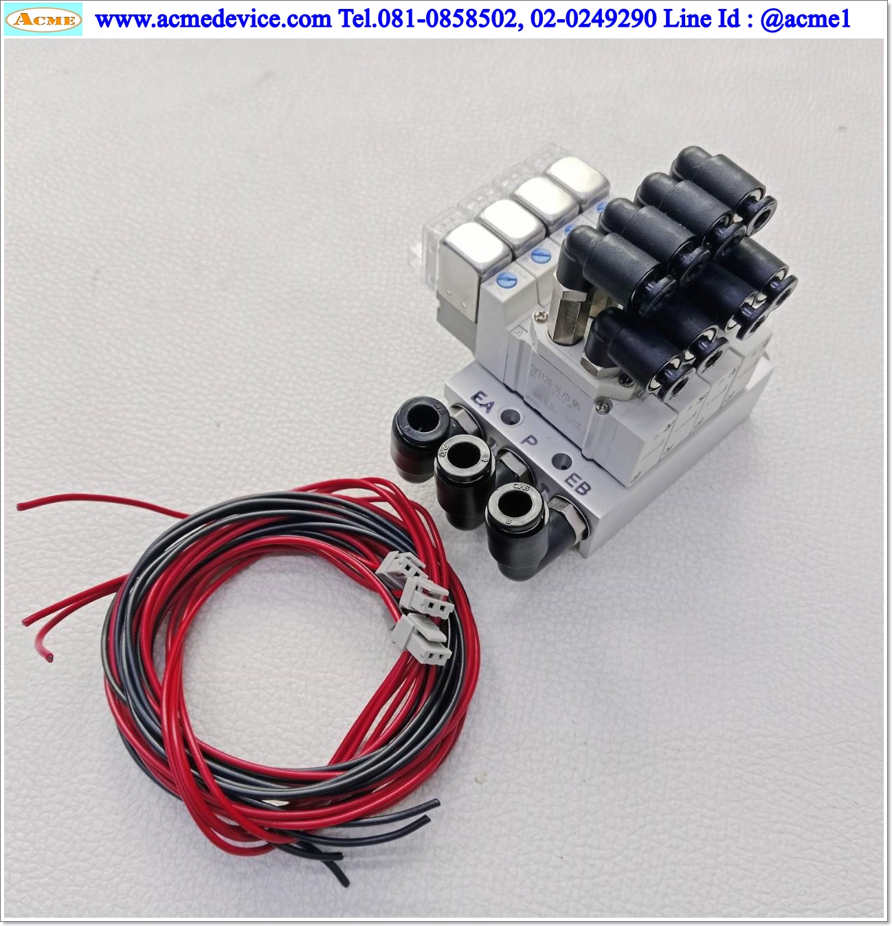 Solenoid Valve SMC รุ่น SY3120-5LZD-M5(4), Coil 24 Vdc