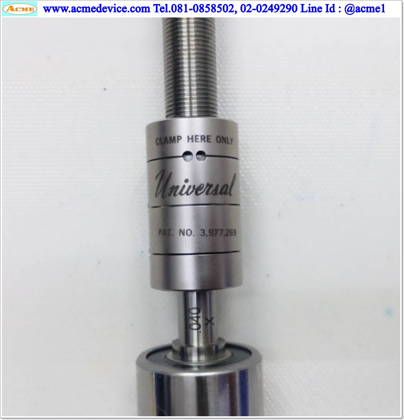 Lead Screw Universal รุ่น 3,977,269, Diameter 1/2", Lead 0.040", Travel 14"