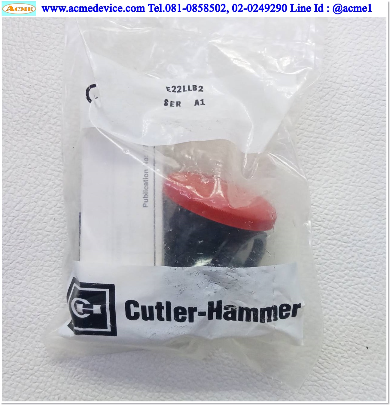 Emergency Switch Cutler Hammer รุ่น E22LLB2, 1NC