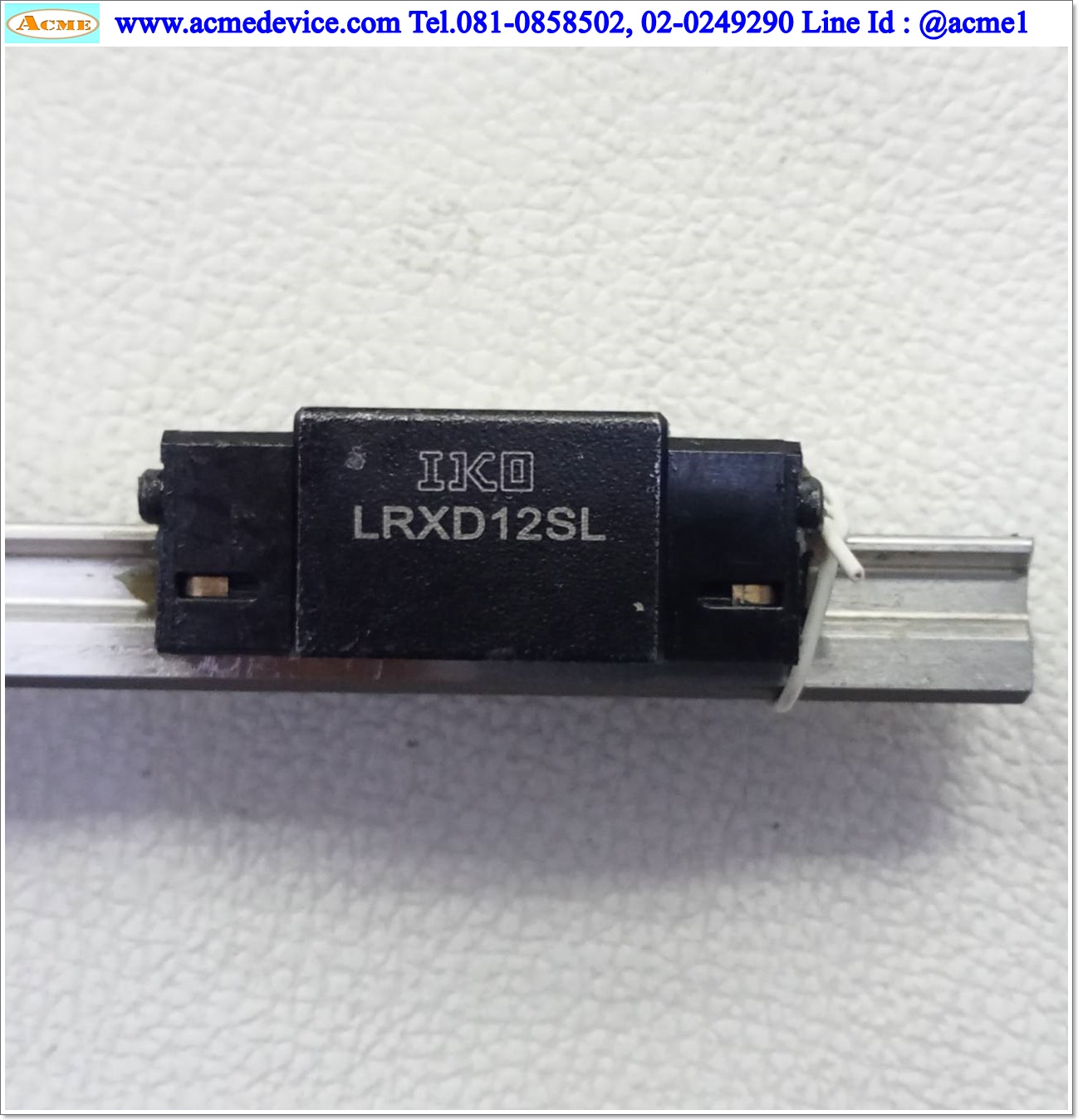 Linear Block and Rail IKO รุ่น LRXD12SL, รางสไลด์ขนาด 12 mm. x 240 mm.,( 2 Block ) (ดำ)