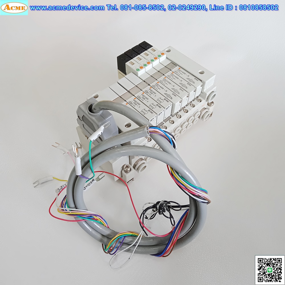 Solenoid Valve SMC รุ่น VQ1400-5, 5/2 (4), 2 คอยส์ + VVQ1000-10A-1 (4)