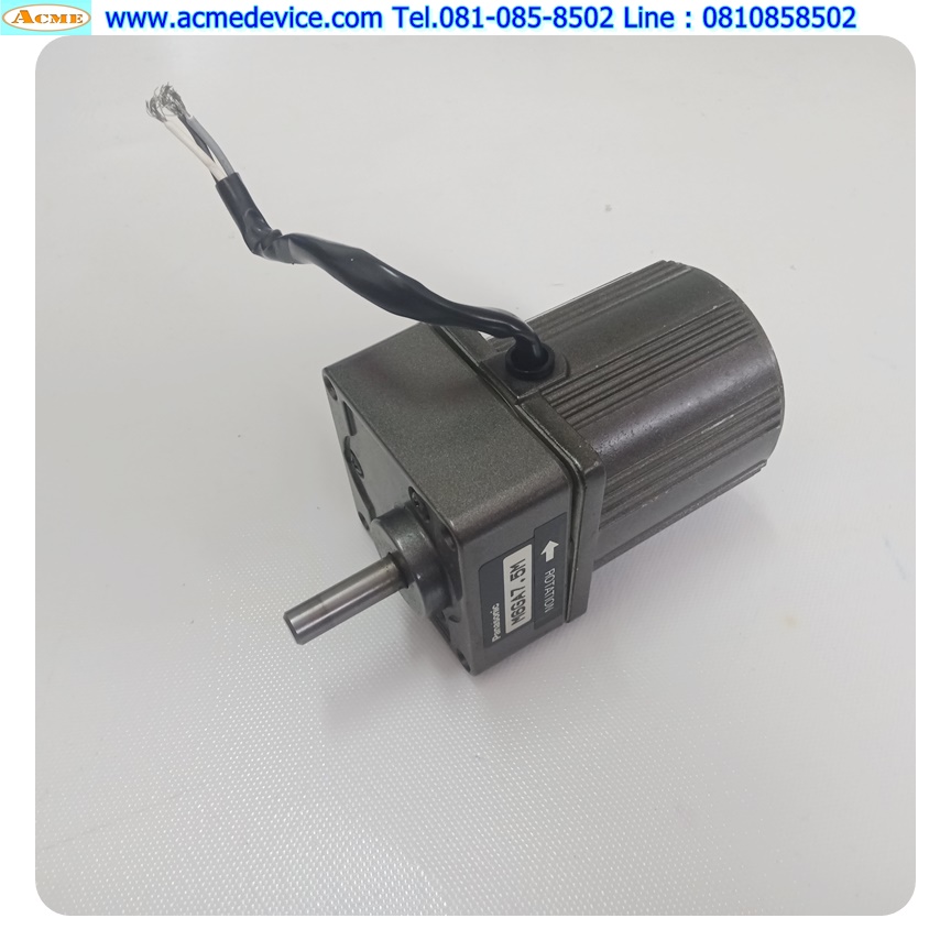1Phase Induction Motor Panasonic รุ่น M6RA4G4L, 4W, 100V & Gear Head รุ่น M6GA7.5M, Ratio 1:7.5