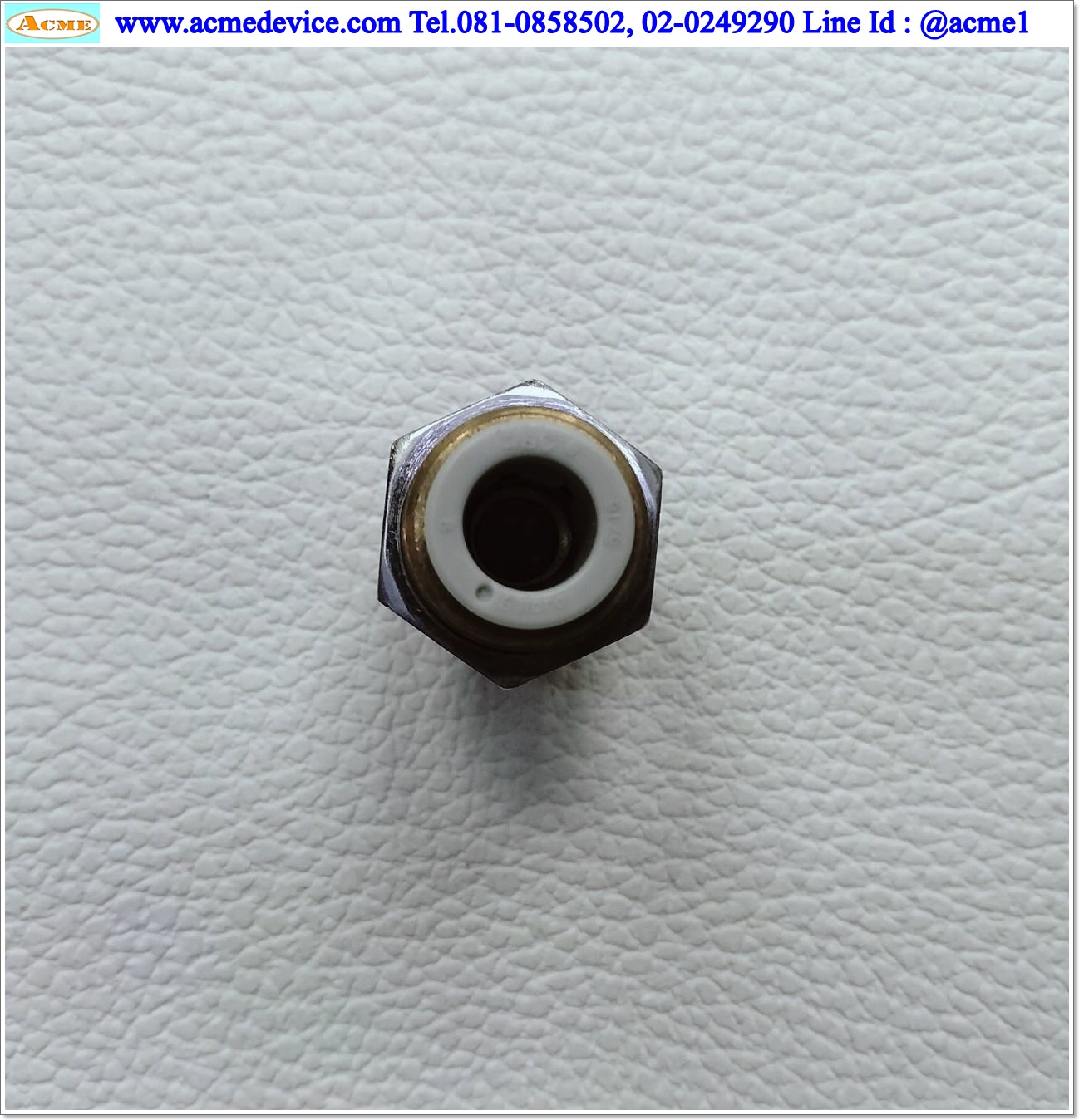 ข้อต่อลม SMC รุ่น KQ2E08-00, Bulkhead Union, สายลม 8 มม.