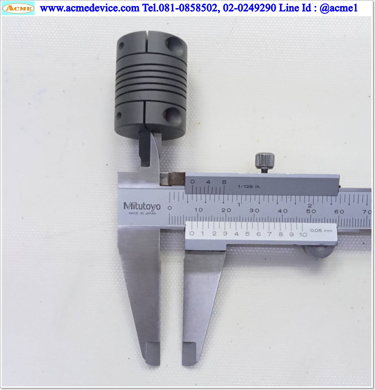 Coupling ขนาด ID 8/8mm, OD 26mm, L 32mm