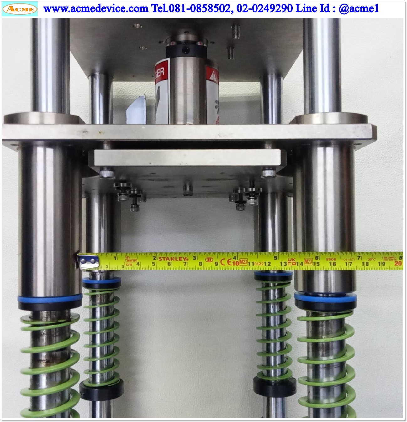 แท่นปั๊ม Ball Screw ขนาด 230 x 260 x 450, Stroke 35 mm., Pit 5