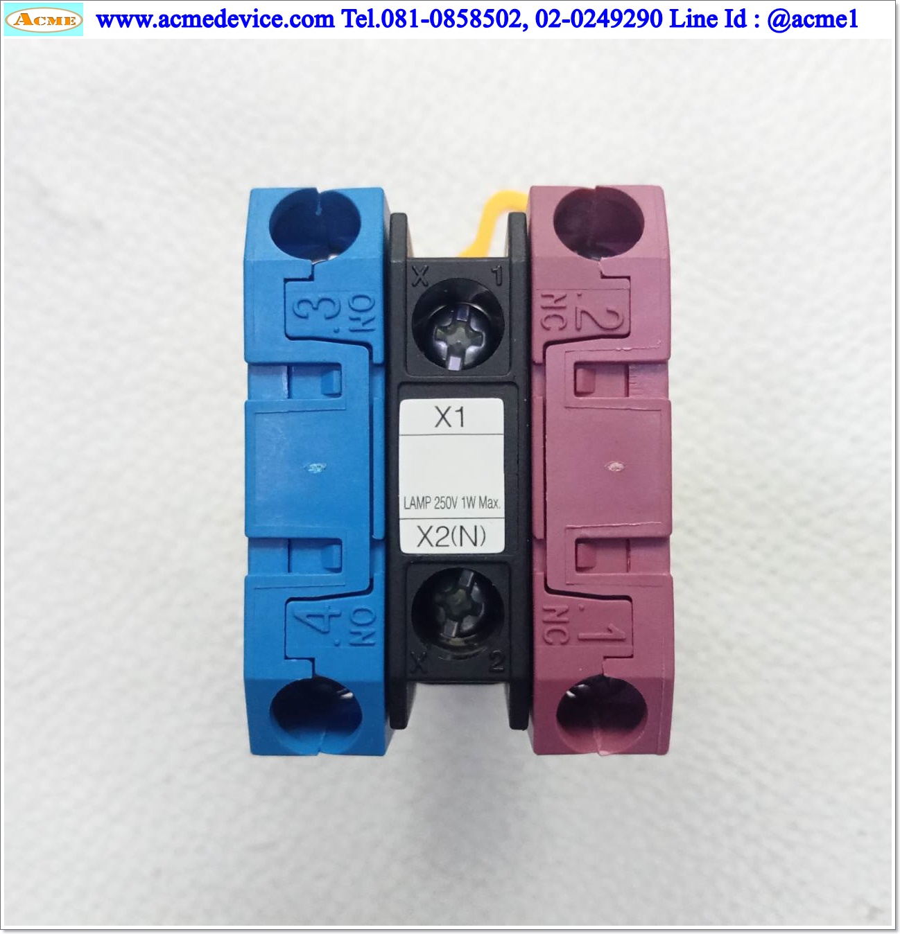Pushbutton Switch Idec รุ่น YW1L-M2E11QM3Y, 220V