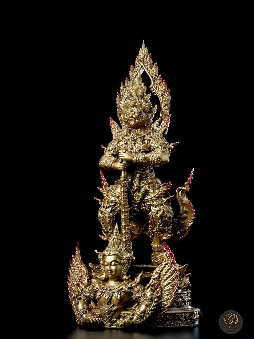 ท้าวเวสสุวรรณ พุทธศิลป์ ขนาด 12 นิ้ว ที่ระลึกงานกฐิน ๒๕๖๕ วัดเนินทอง ราชบุรี