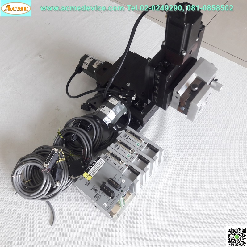 แกน XYZ ขนาด 130 mm., Stroke 55 mm., Pit 2 พร้อม Driver & Motor Parker 3 set
