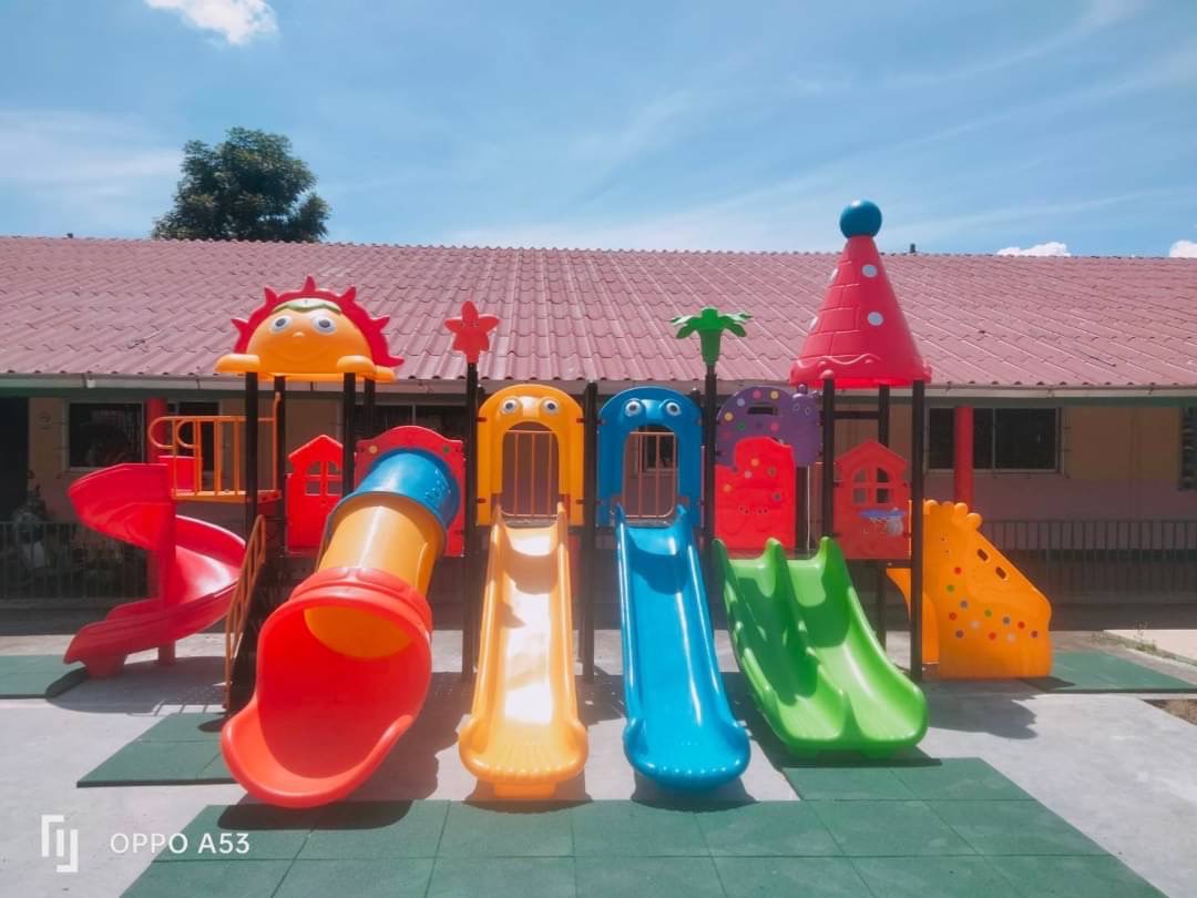ชุด สวนสนุกสไลเดอร์หรรษา เครื่งเล่นสนามกลางแจ้งและในร่มแสนสนุก