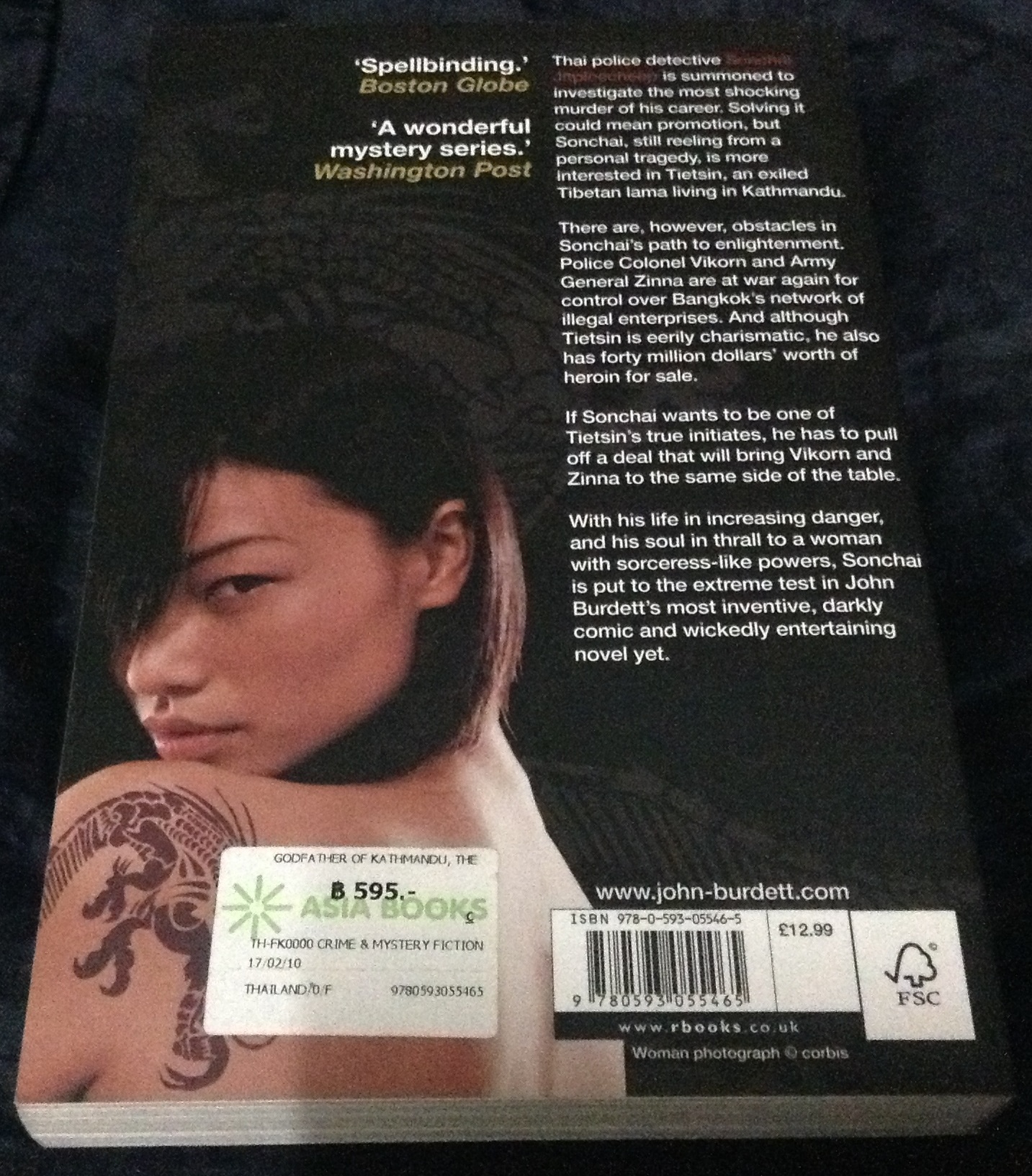 The Godfather of Kathmandu by John Burdett ราคา 190