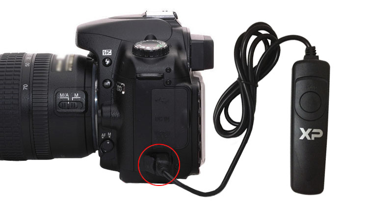 สายลั่นชัตเตอร์ Nikon MC-DC2 ใช้สำหรับกล้อง Nikon D7100 D5000 D5100 D5200 D5300 D5500 D5600 D3100 D3200 D3300
