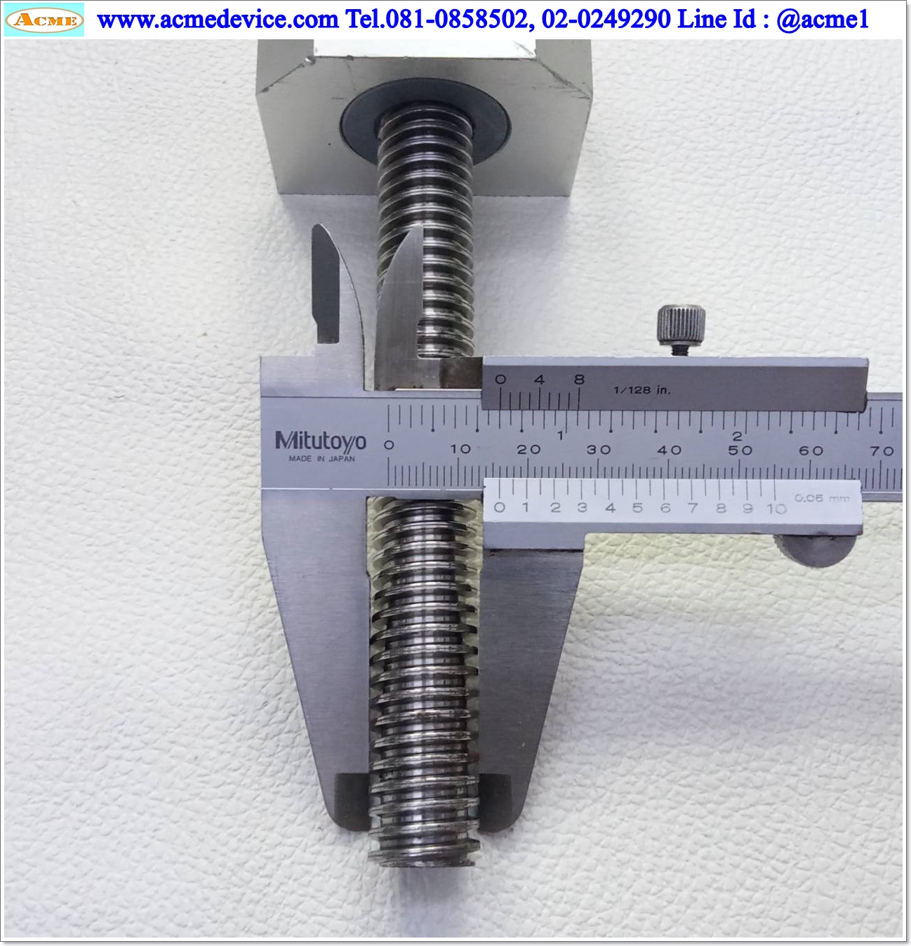 Ball Screw แกนโต 16 mm. x 350 mm., Stroke 260 mm., Pit 5
