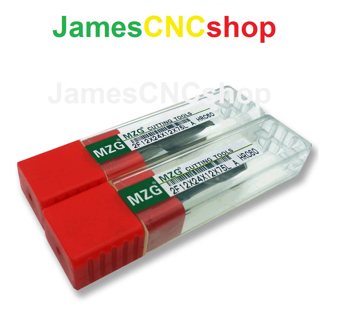 1 Pcs 2 ฟัน HRC50 3มม.2มม.4มม.6มม.ตรง Shank CNC เครื่องตัด Groove คาร์ไบด์ตัดเหล็ก End Mill