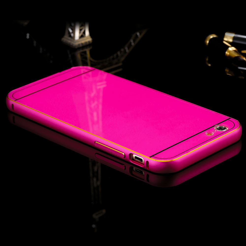 เคสสำหรับโทรศัพท์มือถือ iPhone 5/5s เฟรมอลูมิเนียม (สีทอง/เงิน/ดำ/ฟ้า/ชมพู)