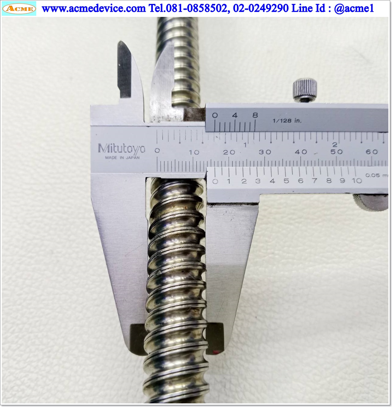 Ball Screw ??? รุ่น ???, ขนาดเพลา 16 x 660 mm., Stroke 510 mm., Pit 12 mm.