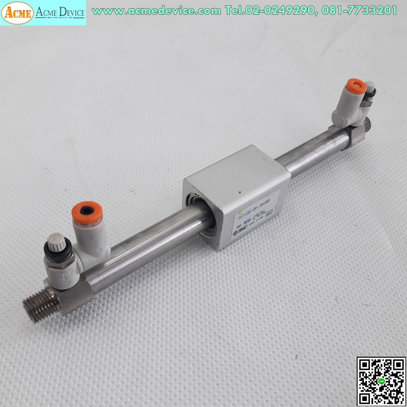 Rodless Cylinder SMC รุ่น NCY2B10H-0400, Bore 10 mm., Stroke 100 mm.