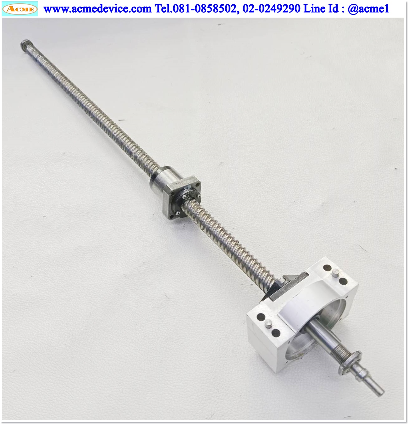 Ball Screw ??? รุ่น ???, ขนาดเพลา 16 x 670 mm., Stroke 500 mm., Pit 20 mm.