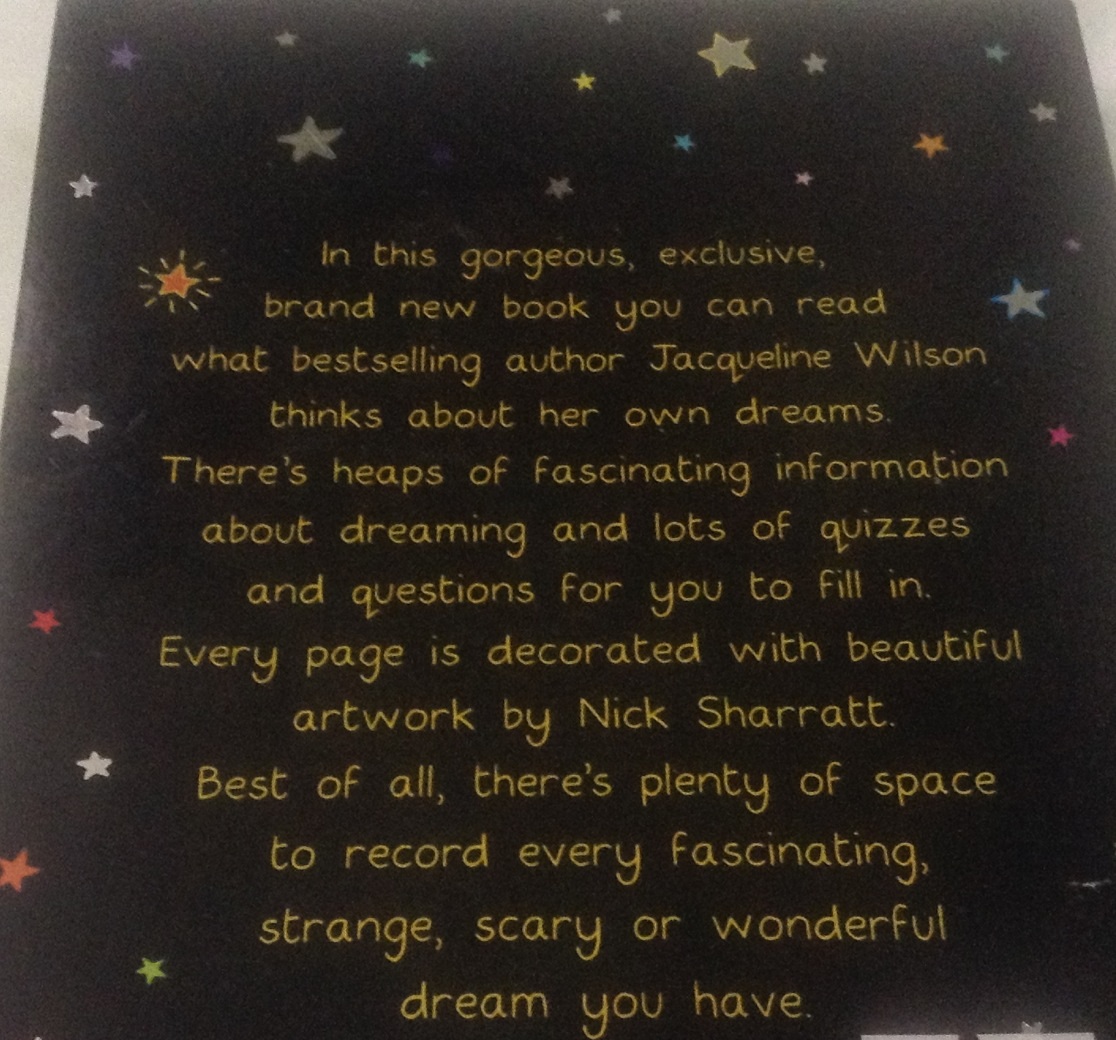 The Jacqueline Wilson dream journal ราคา 80