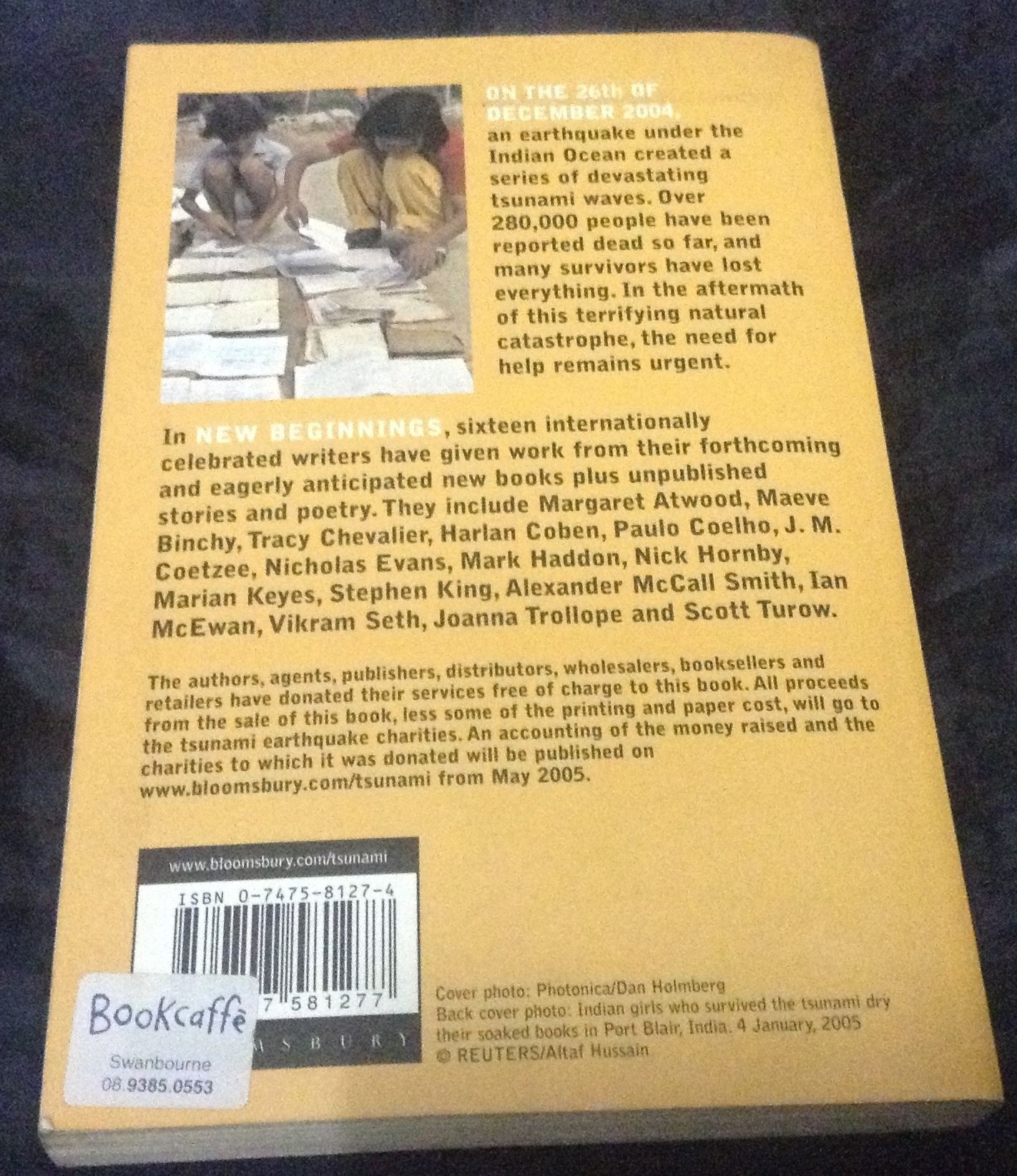 NEW BEGINNINGS: NEW WRITING FROM BESTSELLING AUTHORS ราคา 200