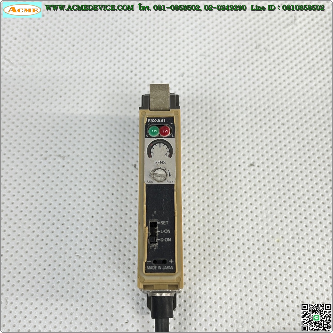 Fiber Amp Omron รุ่น E3X-A41 PNP