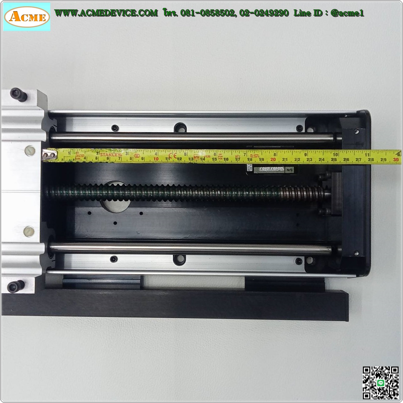 แกนสําเร็จรูป Ball Screw Parker รุ่น DAEDAL 50000ET, ขนาด 185 mm x 480 mm, Stroke 255 mm, Pit 5 mm