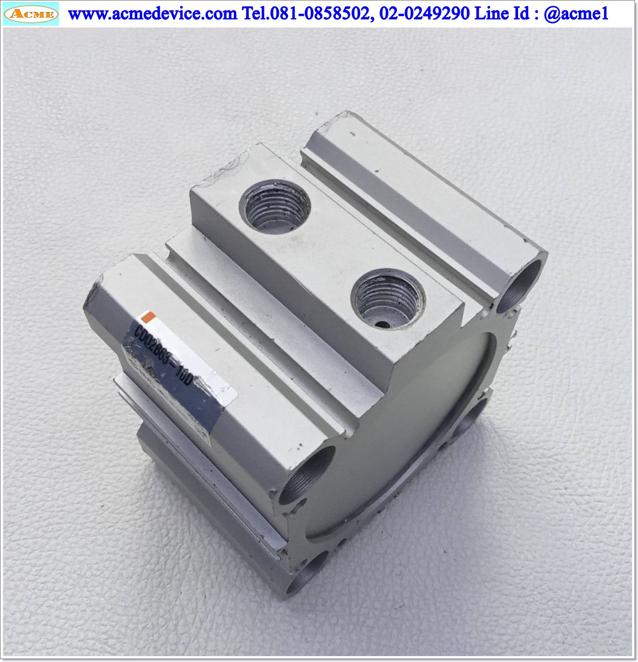 Air Cylinder SMC รุ่น CDQ2B63-10D, Bore 63 mm., Stroke 10 mm.
