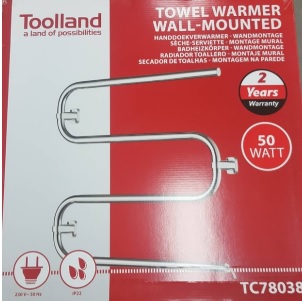ราวตากผ้าไฟฟ้า รุ่น TC78038 (Splash proof IP22)