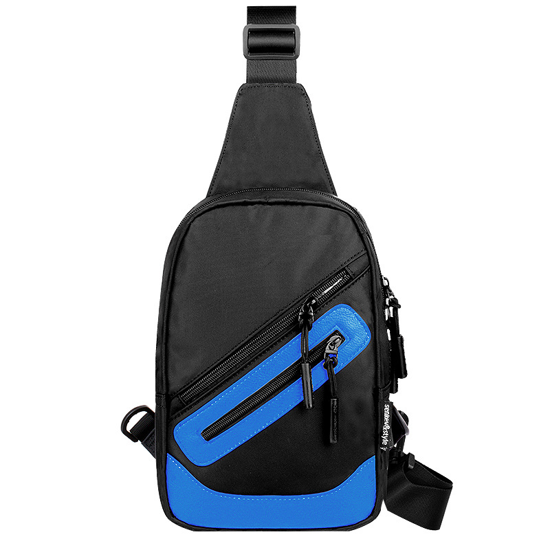 กระเป๋าคาดอก กระเป๋าคาดหลัง | SKC004 black-blue