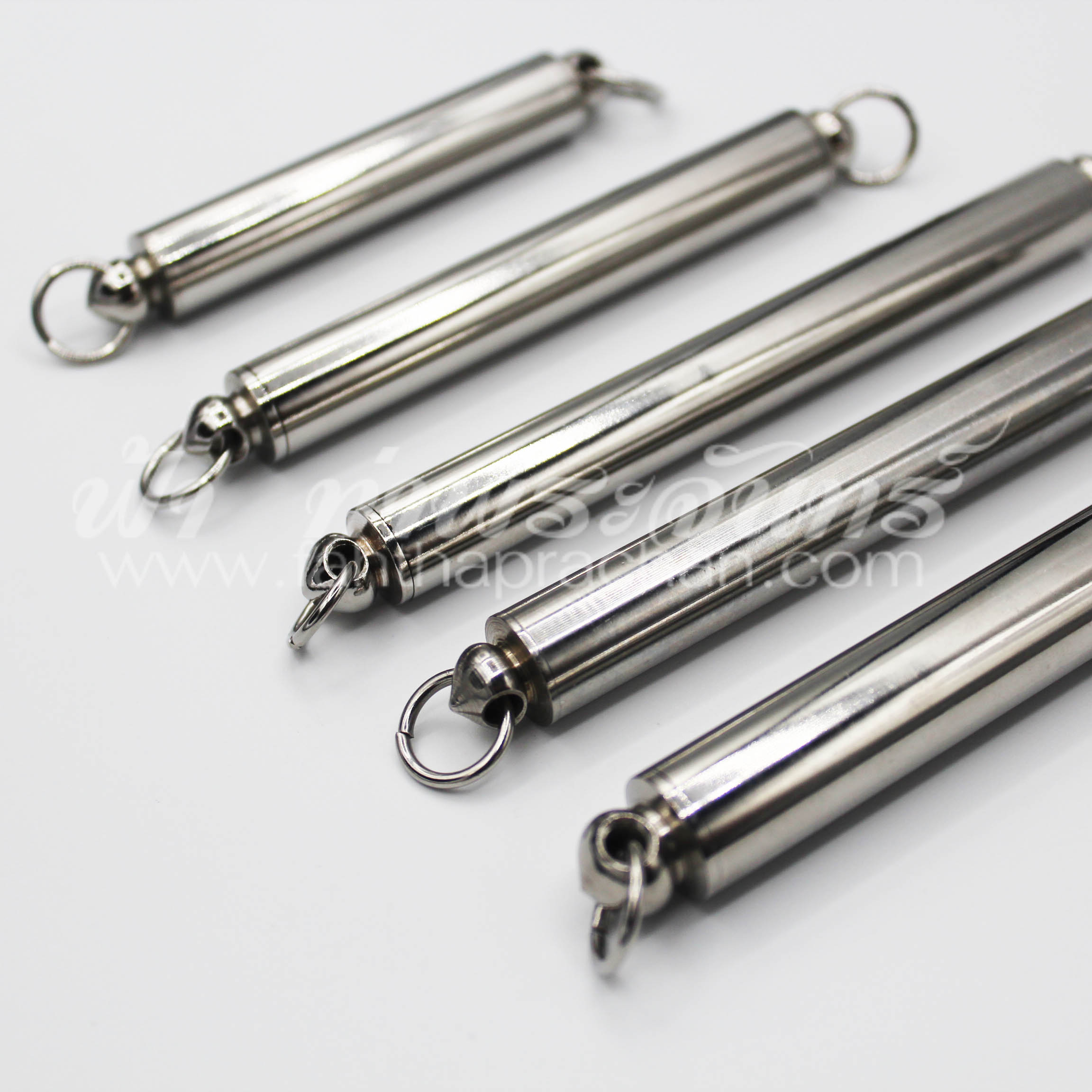 หลอดตะกรุด ทึบ ฝาเกลียวสแตนเลส สองหัว