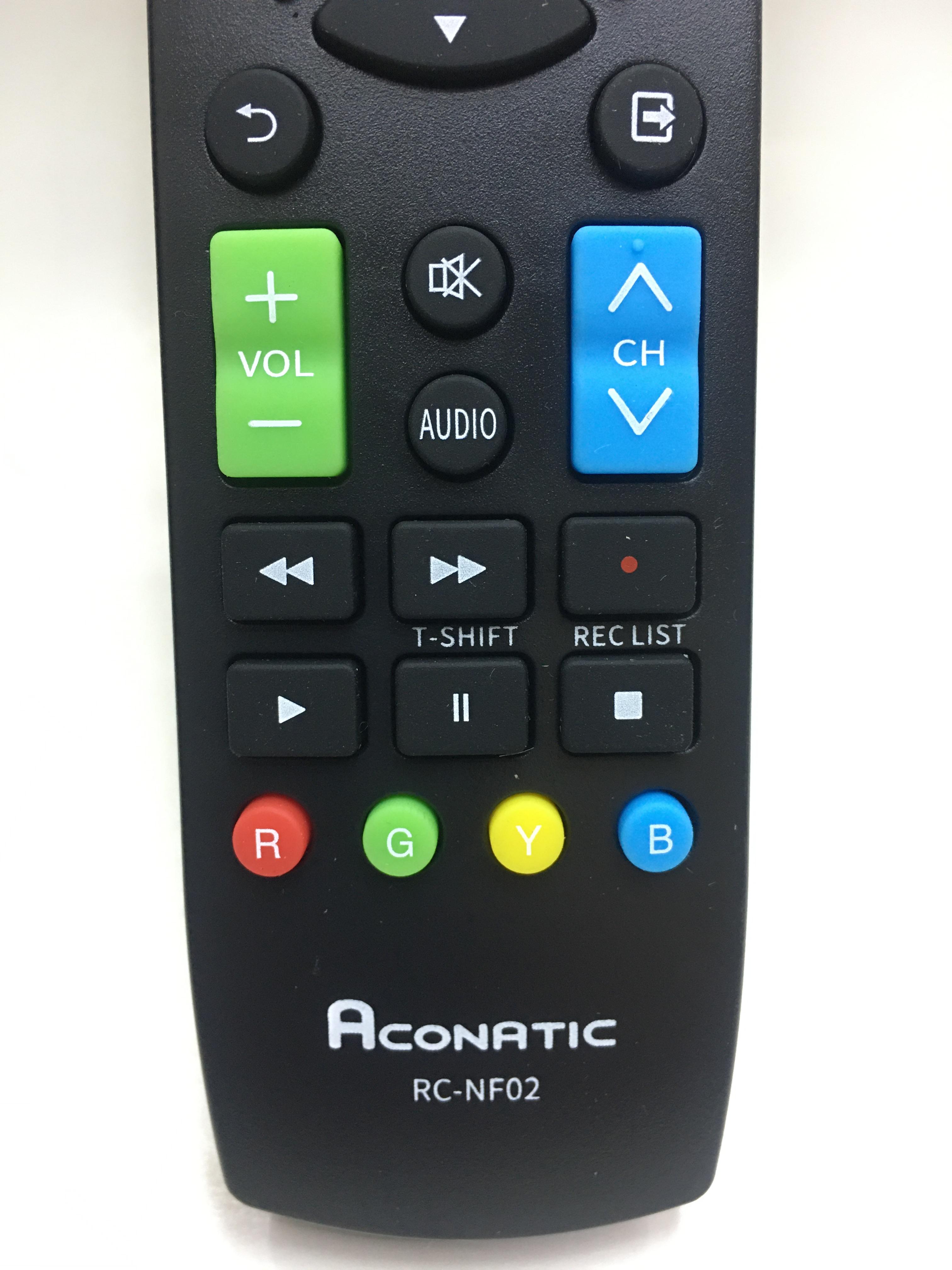 รีโมททีวี อะโคเนติค Aconatic รุ่น RC-NF02 ใช้กับทีวีรุ่น 43HS534AN และรีโมทต้องเหมือนกับตัวนี้เท่านั้น