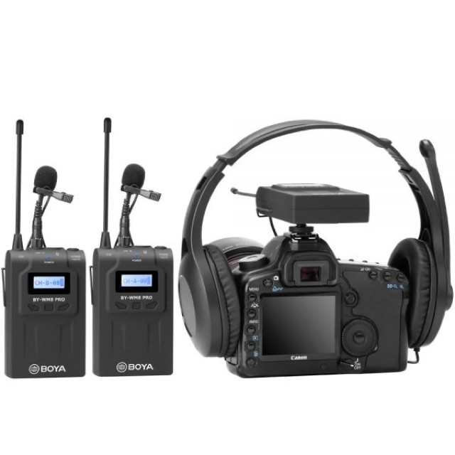 Boya BY-WM8 Pro-K2 ไมค์ไร้สาย UHF Wireless Microphone (ประกันศูนย์ 1 ปี)