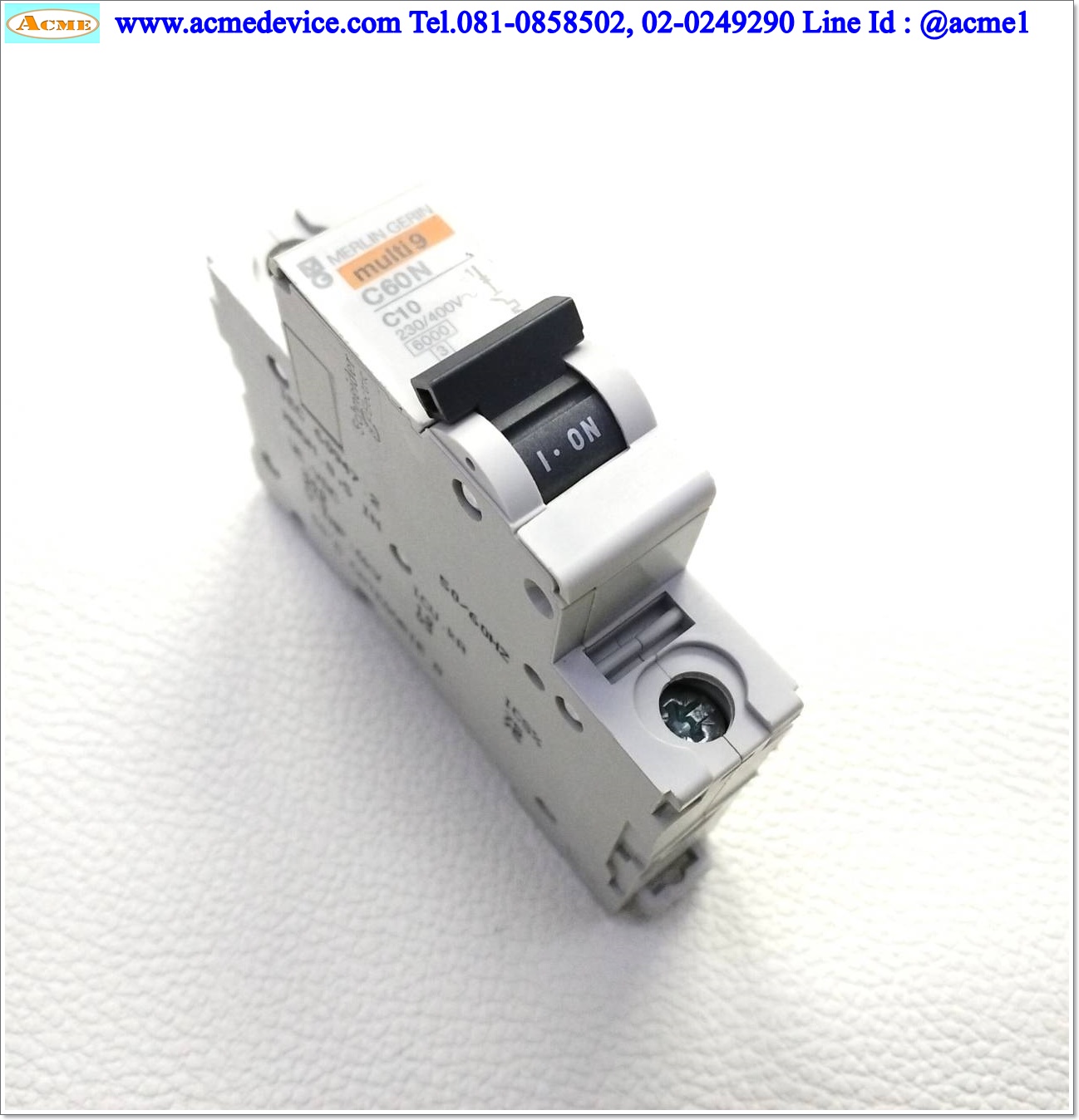 Breaker 1P Merlin Gerin รุ่น Multi9, C60N C10